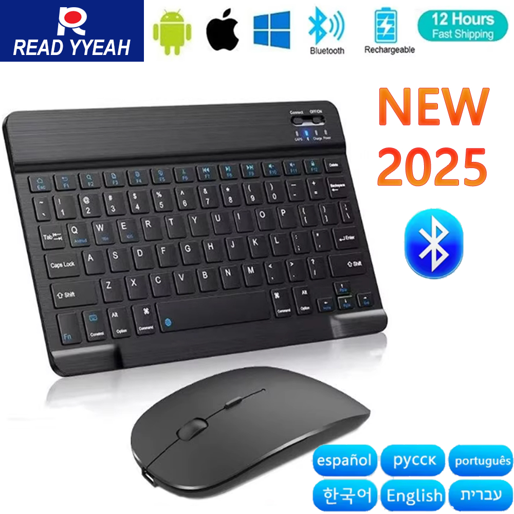 Wireless Keyboard Mini - 新しい 2025 Bluetooth ワイヤレスキーボードマウス IOS アンドロイド
