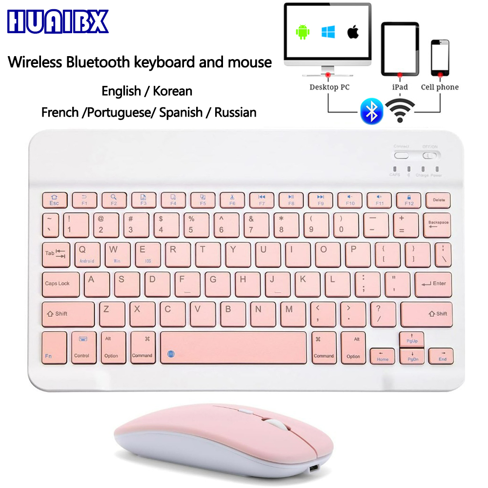 Wireless Keyboard Mini - 10 インチワイヤレス Bluetooth ミニキーボード iPad 電話タブレット用ポータブル