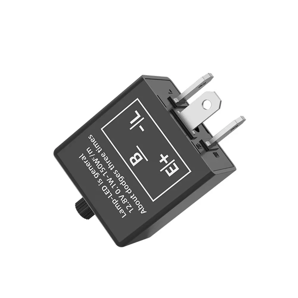 Gadgets For Electronics - 12v 3 ピン調整可能な LED フラッシャーリレーオートバイターンシグナルライト LED