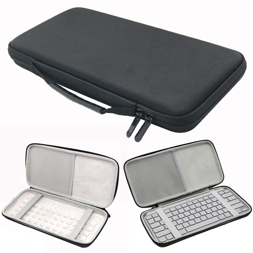 Wireless Keyboard Mini - EVA ハードケースイルミネーションキーボードトラベルキャリングバッグ収納ケース Logitech MX キーミニワイヤレスキーボード用
