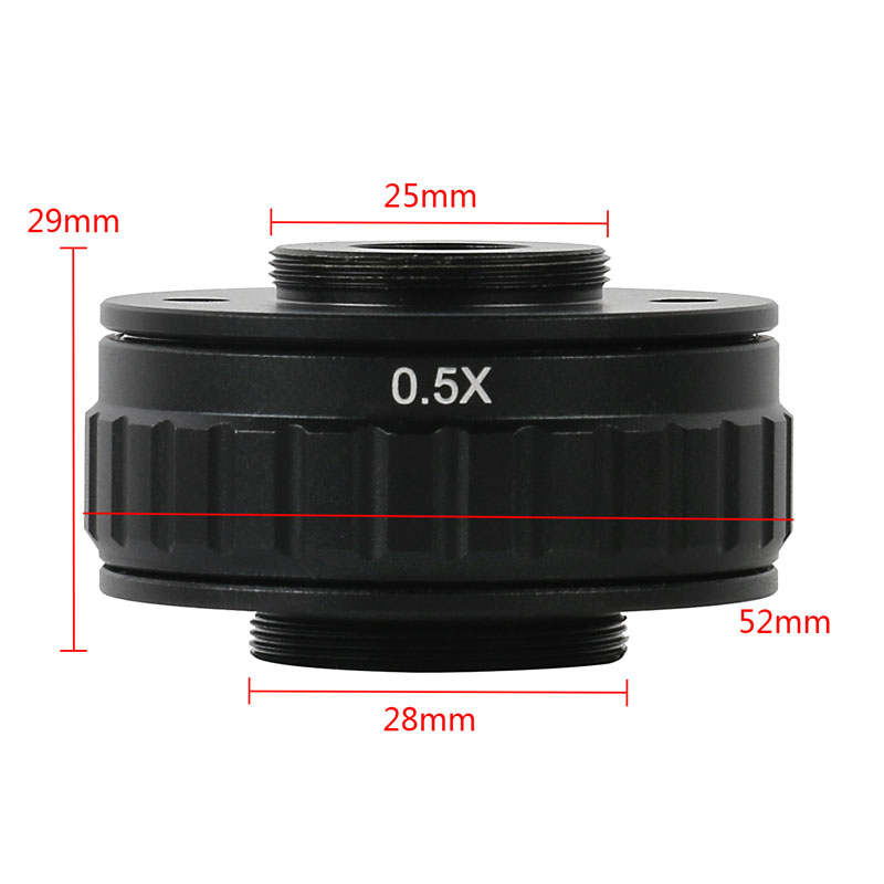 Usb Microscope Digital - SZM CTV 1/2 SZMCTV 0.5倍 28mmから25mmへの変換アダプター