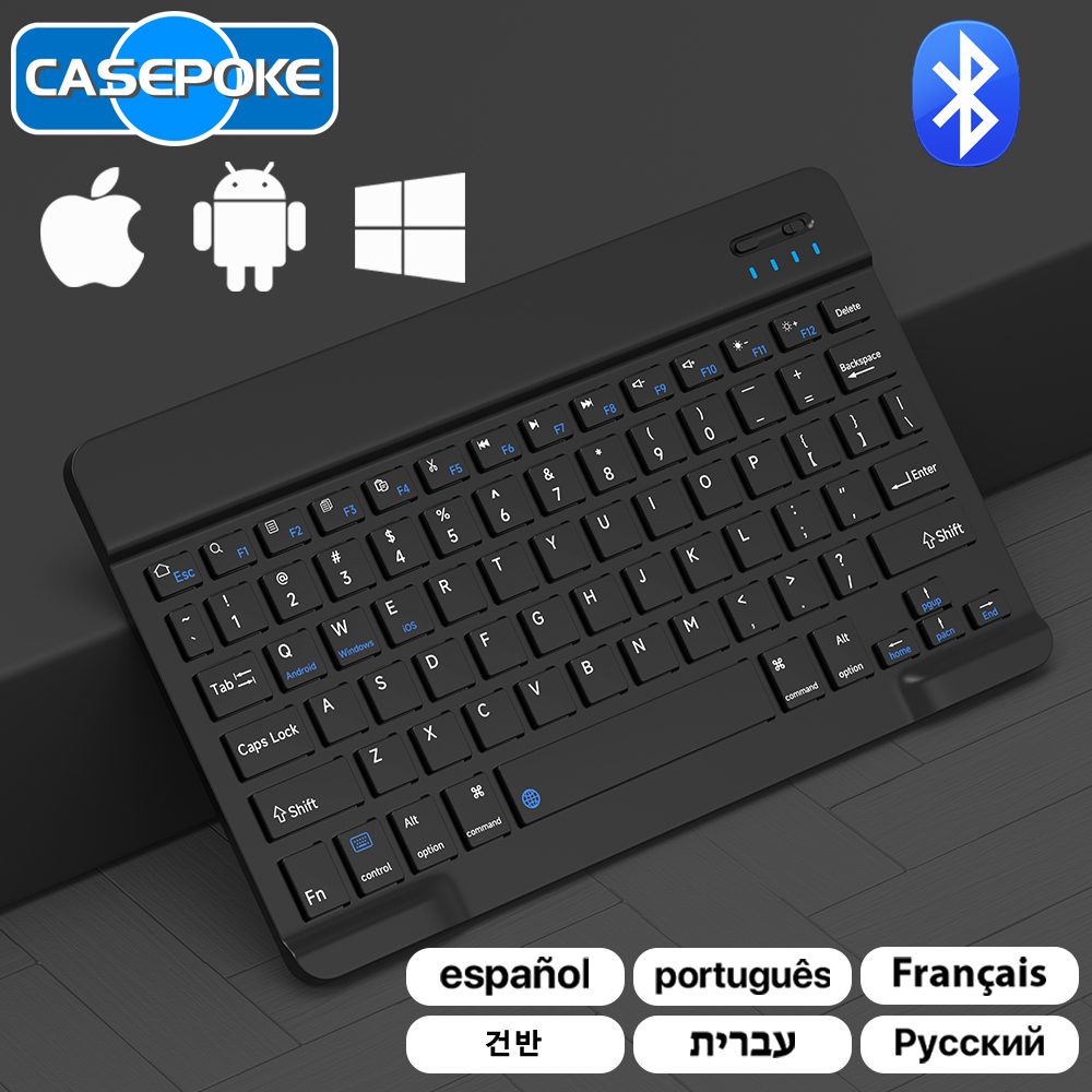Wireless Keyboard Mini - CASEPOKE iPad Xiaomi Samsung Huawei タブレット電話
