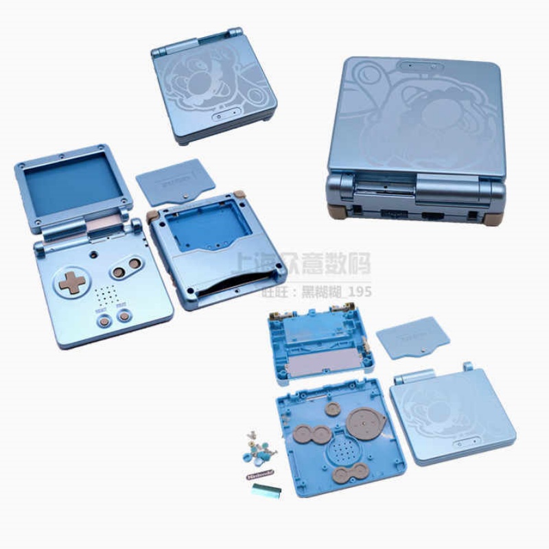 Gba Spフル交換用ハウジングシェルケース パープル 各種 - Handheld Game Console のレビューと価格