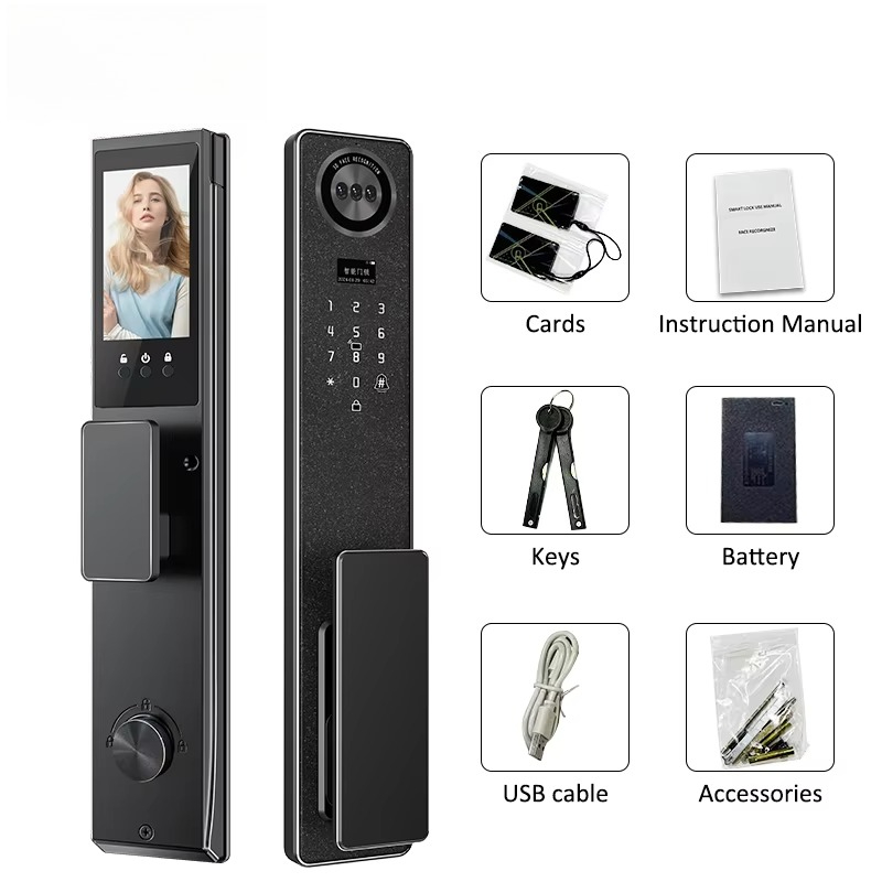 Tuya WiFi スマートドアロック、家庭用生体認証指紋ロ - Electronics & Gadgets Icon のレビューと価格