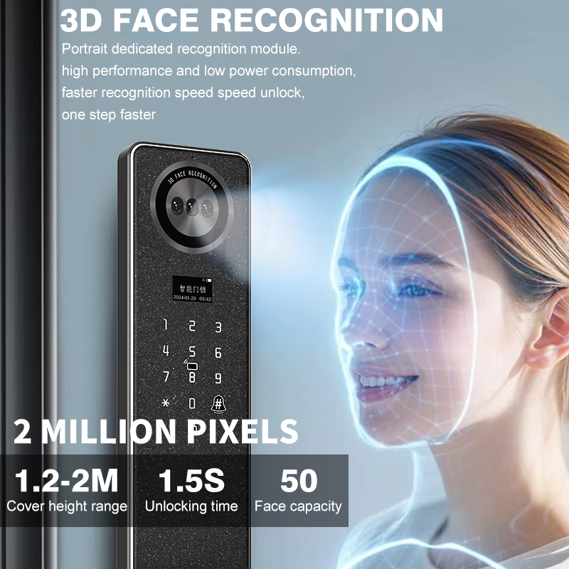 Tuya WiFi スマートドアロック、家庭用生体認証指紋ロ - Electronics & Gadgets Icon のレビューと価格