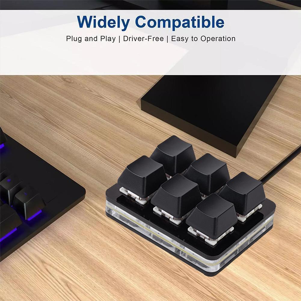 ミニ 6 キーキーボード Bluetooth カスタムキーパ - Wireless Keyboard Mini のレビューと価格