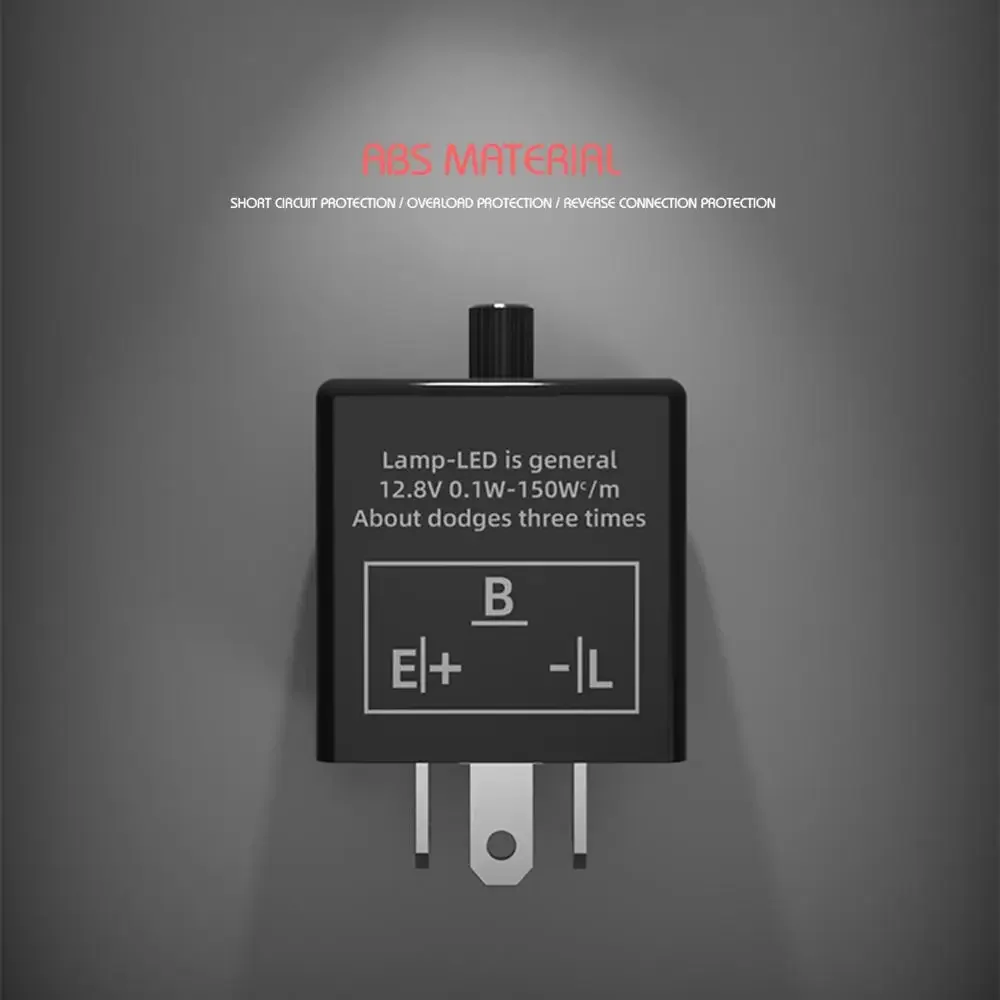 12v 3 ピン調整可能な LED フラッシャーリレーオート - Gadgets For Electronics のレビューと価格