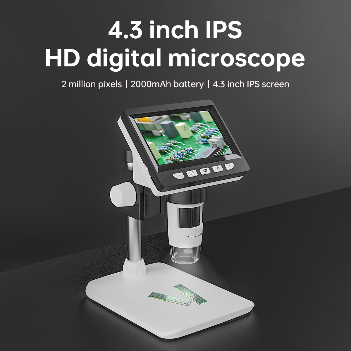 ポータブル電子デジタル顕微鏡,コイン顕微鏡,拡大鏡カメラ,1 - Usb Microscope Digital のレビューと価格