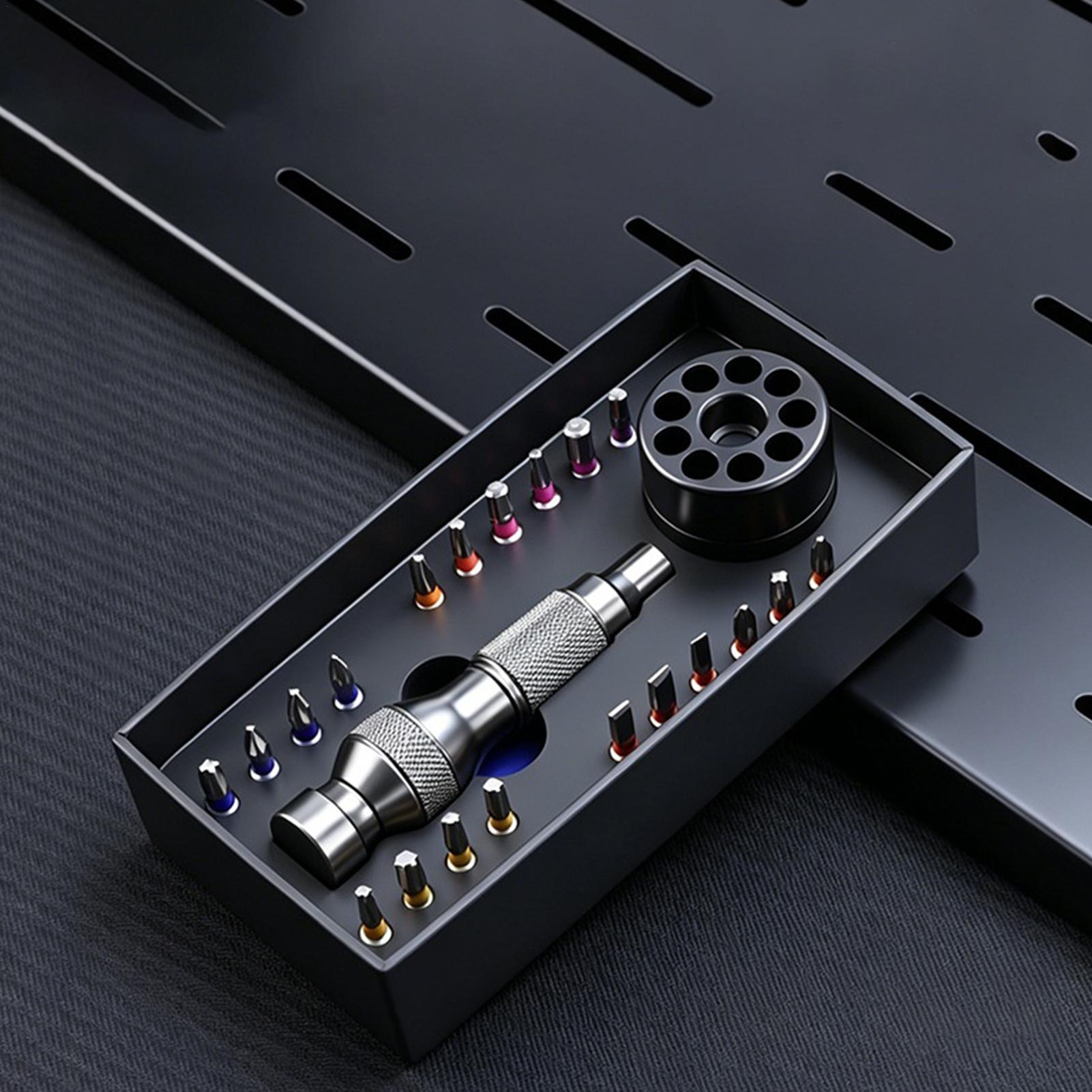 電動ドライバービット 22 個磁気ドリルチップ収納ベース付き - Electronics & Gadgets Icon のレビューと価格