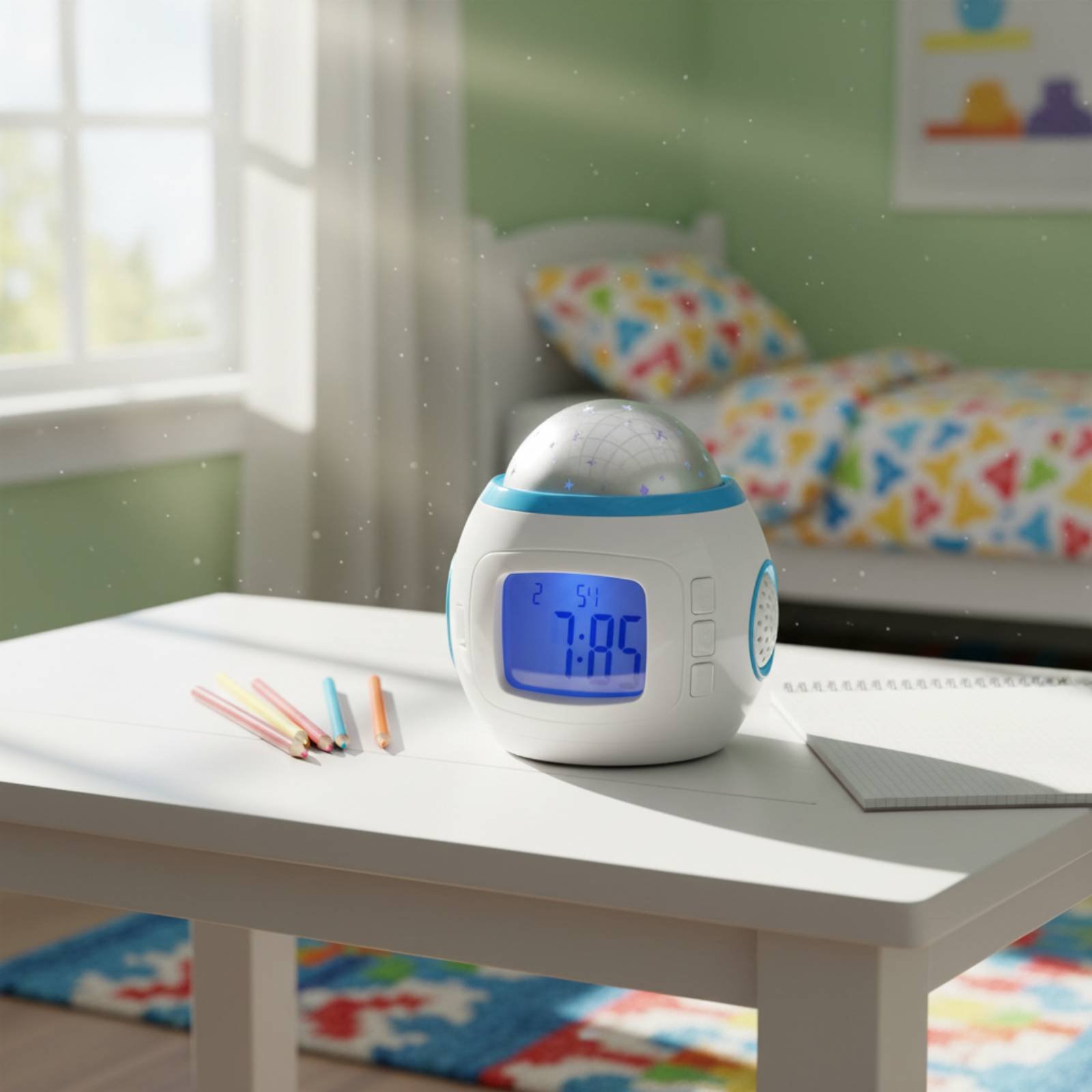 天体光投影表示アラーム時計 カラフルなライト 天体光投影表示 - Electronics And Gadgets G のレビューと価格