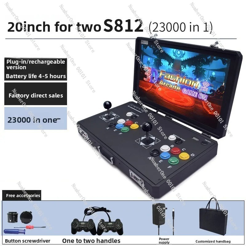 ポータブルレトロアーケードゲーム機、デュアルジョイスティック - Handheld Game Console のレビューと価格