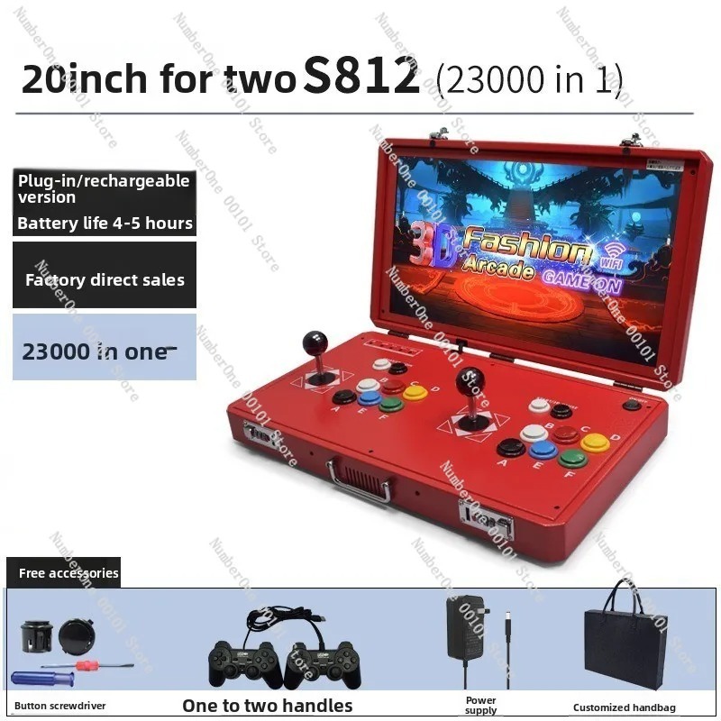 ポータブルレトロアーケードゲーム機、デュアルジョイスティック - Handheld Game Console のレビューと価格