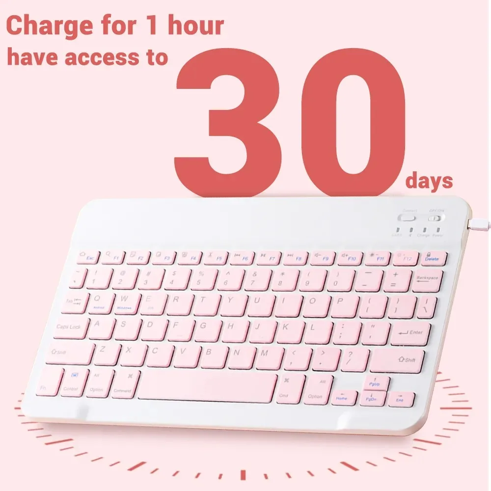 ヘブライ語 Bluetooth キーボード 10 インチ i - Wireless Keyboard Mini のレビューと価格