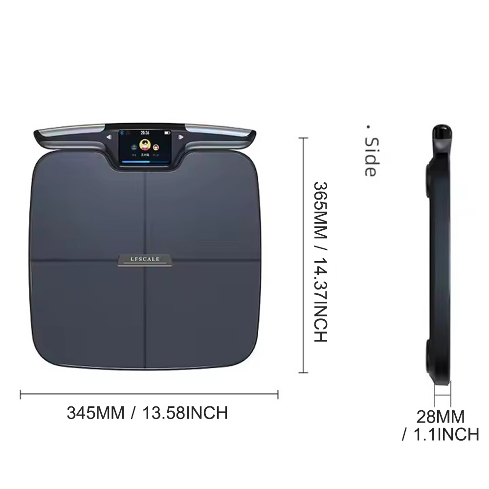 体重計、8電極体組成計（BMI、体脂肪、筋肉量測定）、充電式 - Body Fat Scale Smart のレビューと価格